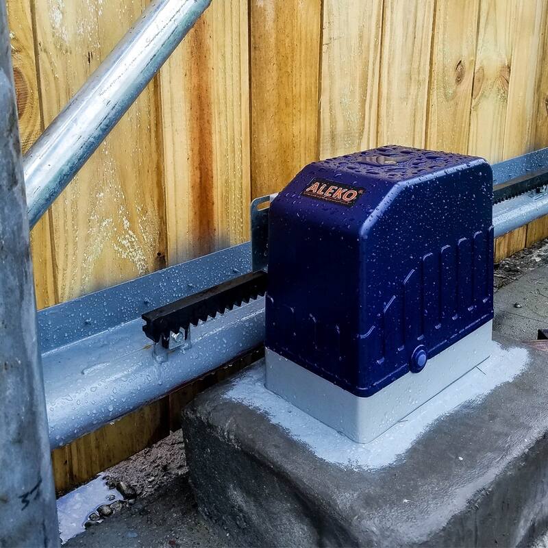 ALEKO Sliding Gate Opener Basic Kit for Sliding Gates Up to 55 ft and 1400 lb