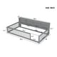 preview thumbnail 33 of 34, Twin XL Size Floor Bed with Storage Shelves and USB Ports, Wooden Montessori Bed Daybed with Fence Guardrails for Kids