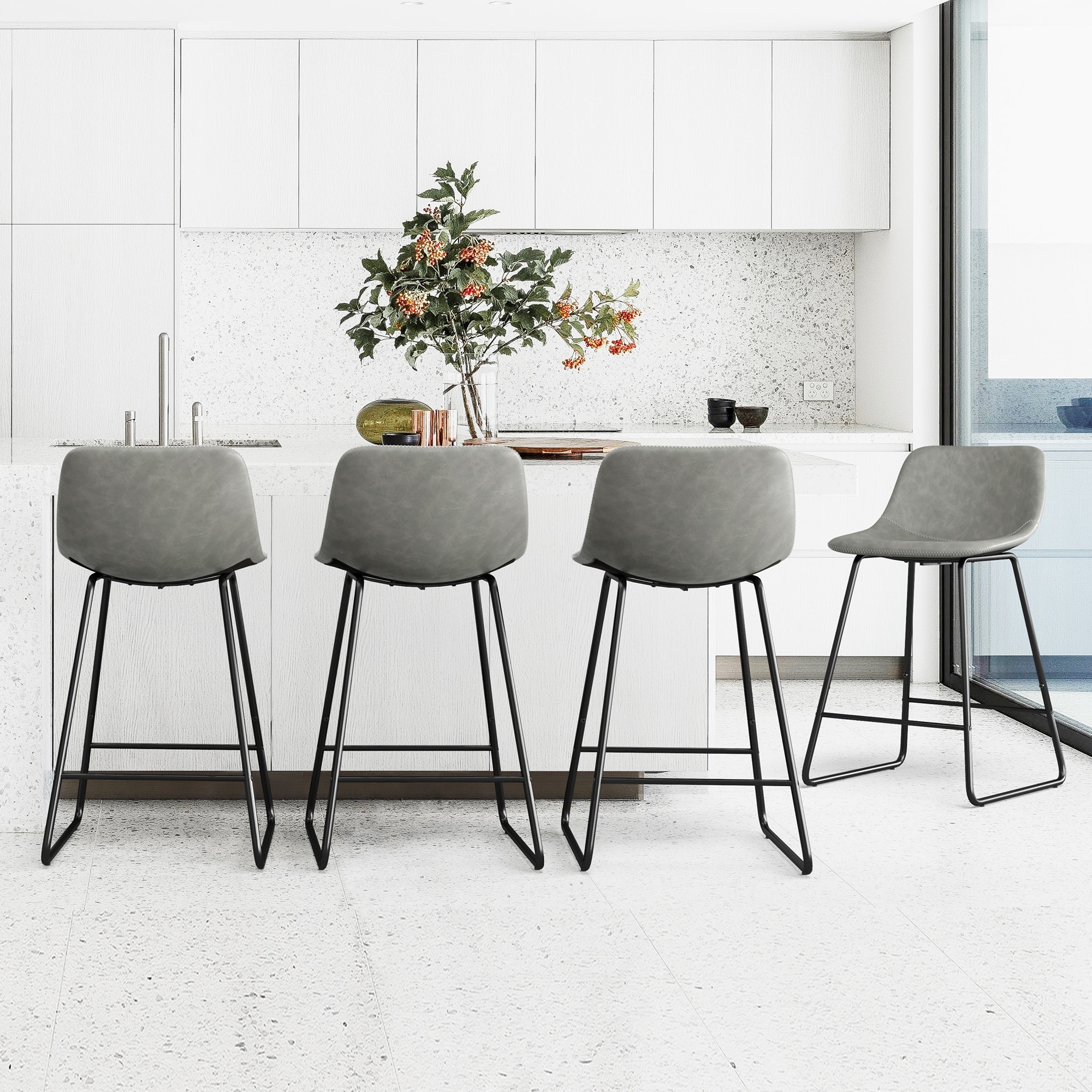 Kmart stools discount grey