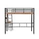 preview thumbnail 8 of 8, Classic Metal Twin Size Loft Bed