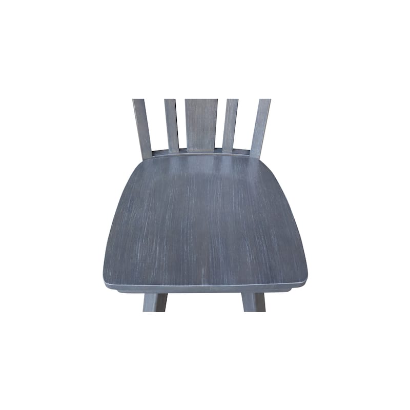 San Remo Counter Height Stool with 24 in. H Swivel Seat