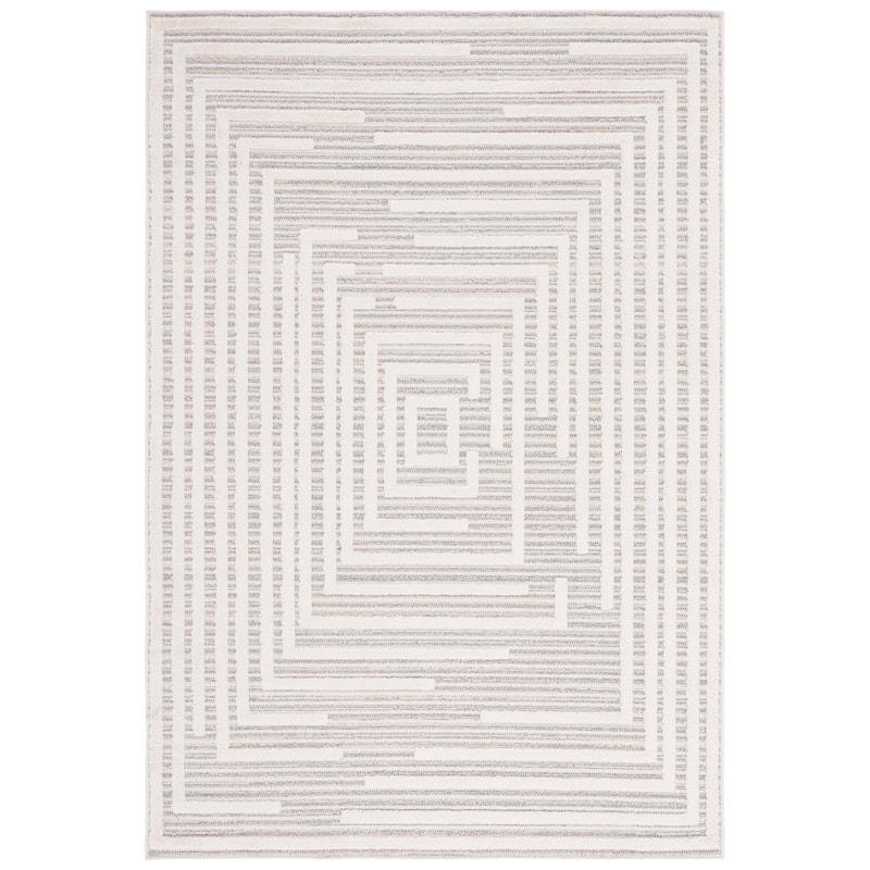 SAFAVIEH Elmhurst Marijke Modern & Contemporary Rug - 5'3" x 7'6" - Ivory/Grey