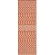 preview thumbnail 73 of 98, Nourison Positano Indoor/Outdoor Moroccan Area Rug 2' x 6' - Orange/Terracotta
