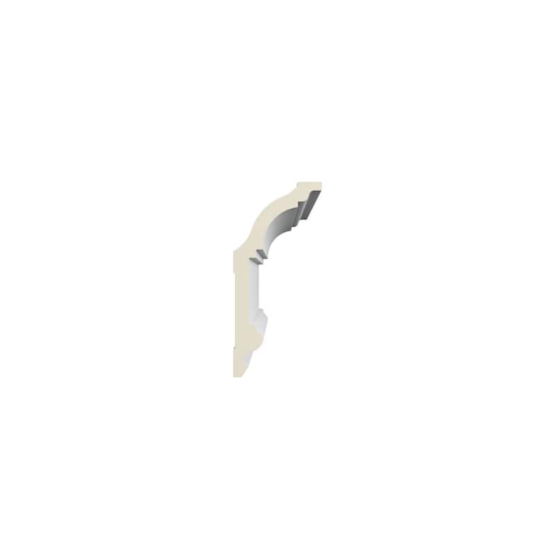 5 1/2"H x 2 1/2"P x 6 1/8"F x 94 1/2"L Charlene Crown Moulding - 1-Pack