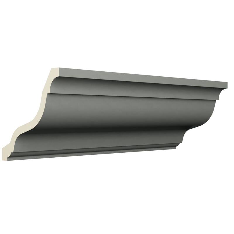5 3/4"H x 6"P x 8 1/4"F x 96"L Nancy Crown Moulding - 1-Pack