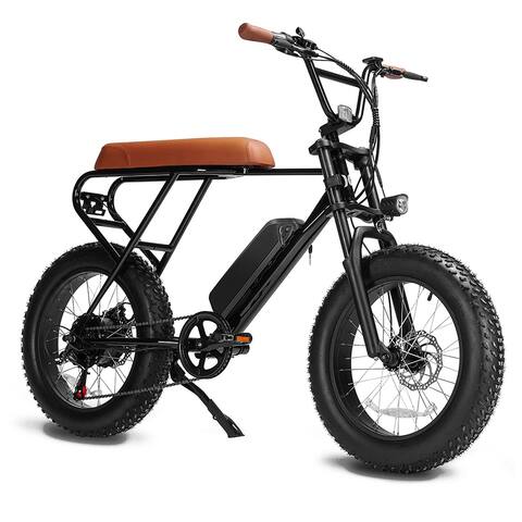 4" Wide Tires Shimano 6-Speed E-Bike with Removable Battery