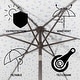preview thumbnail 111 of 157, 9ft Tassel Patio Umbrella Auto-Tilt, Crank , by JONATHAN Y