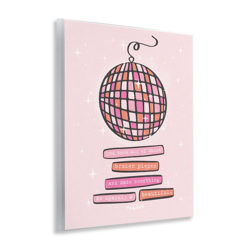 Stupell Sparkly & Beautiful Inspirational Wall Plaque Art Design By Mandy Ford Art + Illustration