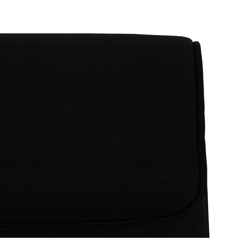 vidaXL Bench Black 39.4"x25.2"x31.5" Faux Leather - 39.4" x 25.2" x 31.5"