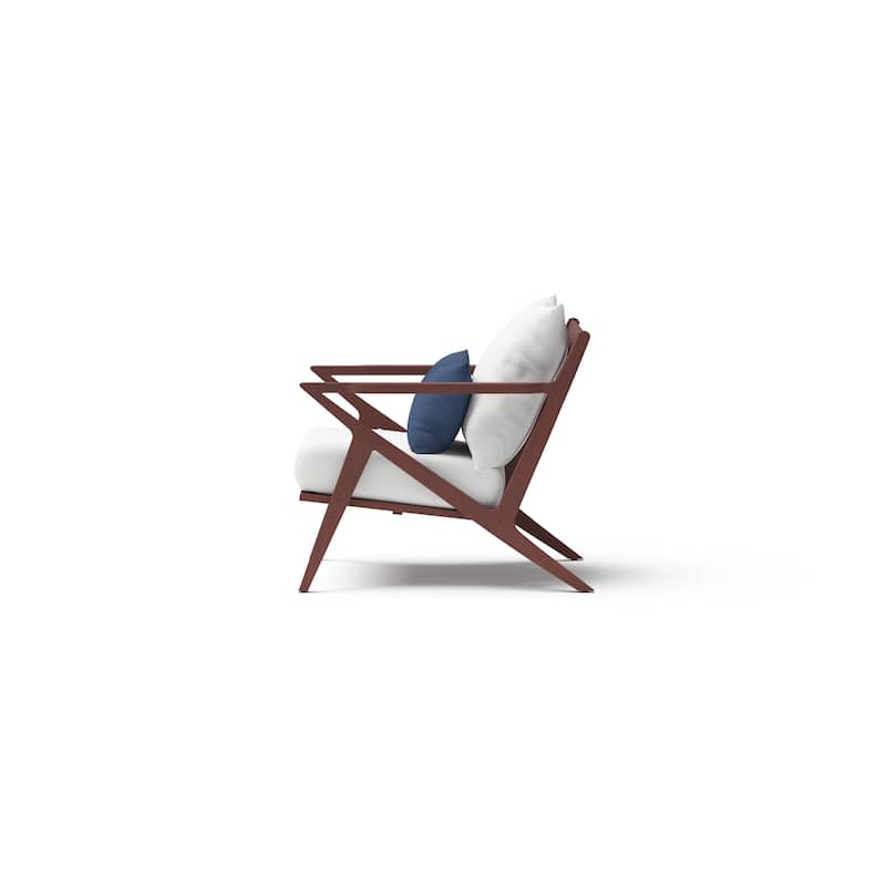 Vaughn 2 Piece Sunbrella Outdoor Patio Club Chairs
