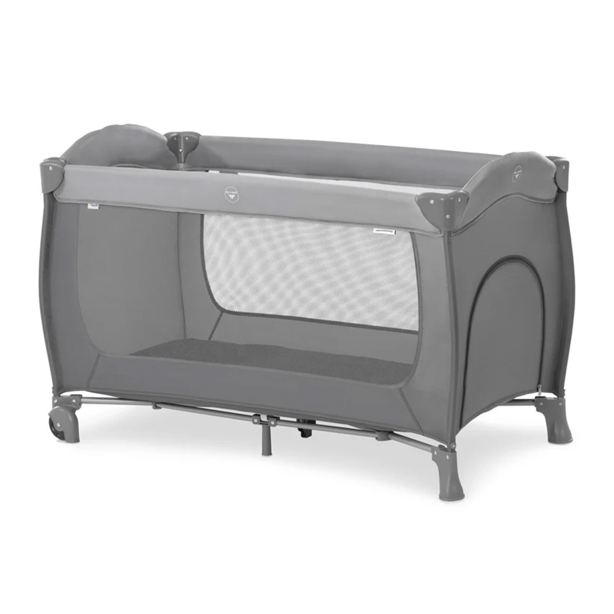 hauck Sleep N Play Go Plus Foldable Travel Bed and Playpen with Mattress Gray 17.82 Bed Bath Beyond 40911471