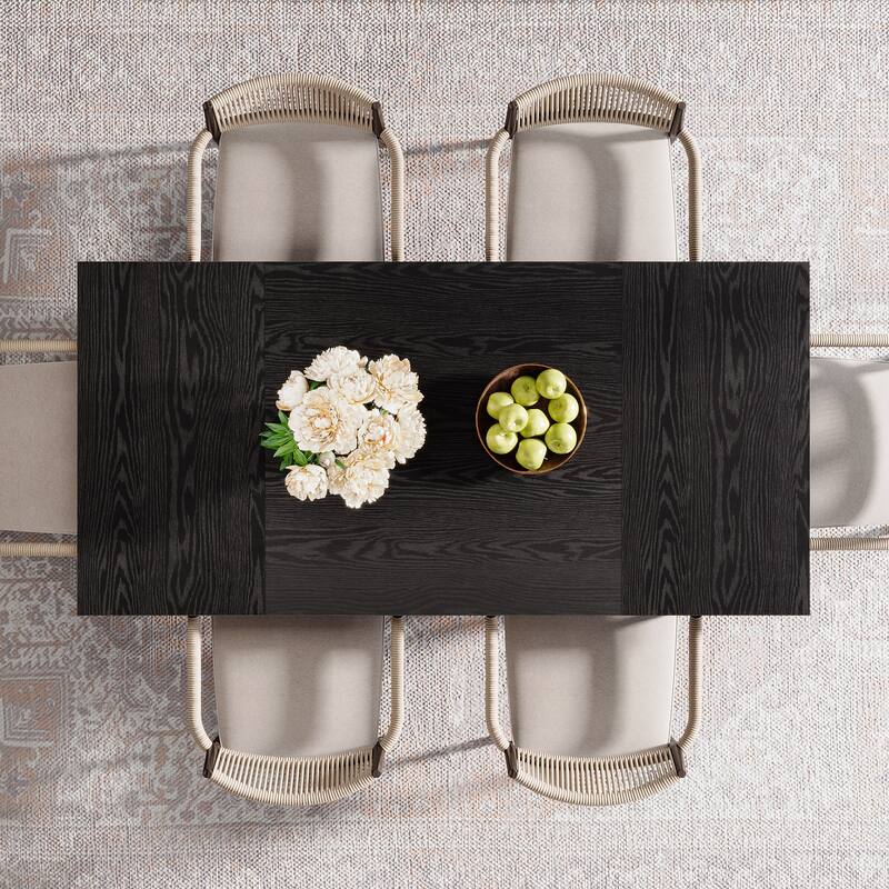 Black Dining Table for 4-6