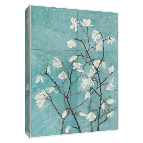 PTM Images 9-154630 PTM Canvas Collection 10" x 8" - "Magnolia Branch" Giclee Magnolias Art Print on Canvas