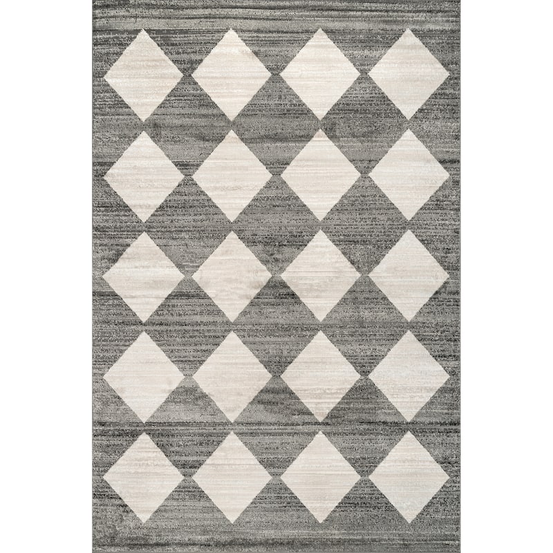 Nuloom Gianna Contemporary Geometric Checker Tile Area Rug
