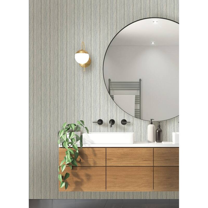 A-Street Prints Hilton Aqua Marbled Paper Wallpaper
