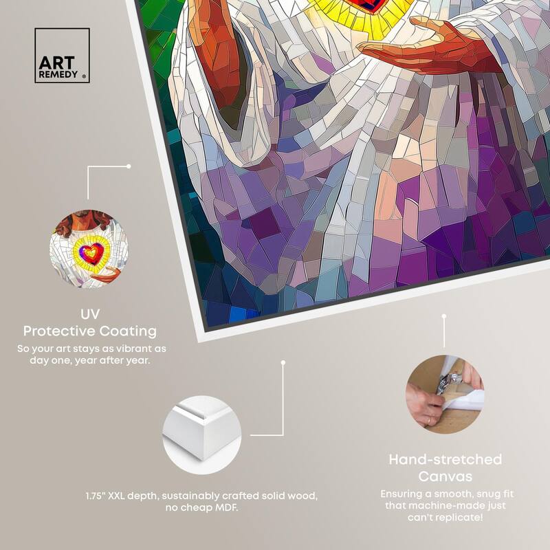Blocks of Benediction I Canvas by Art Remedy