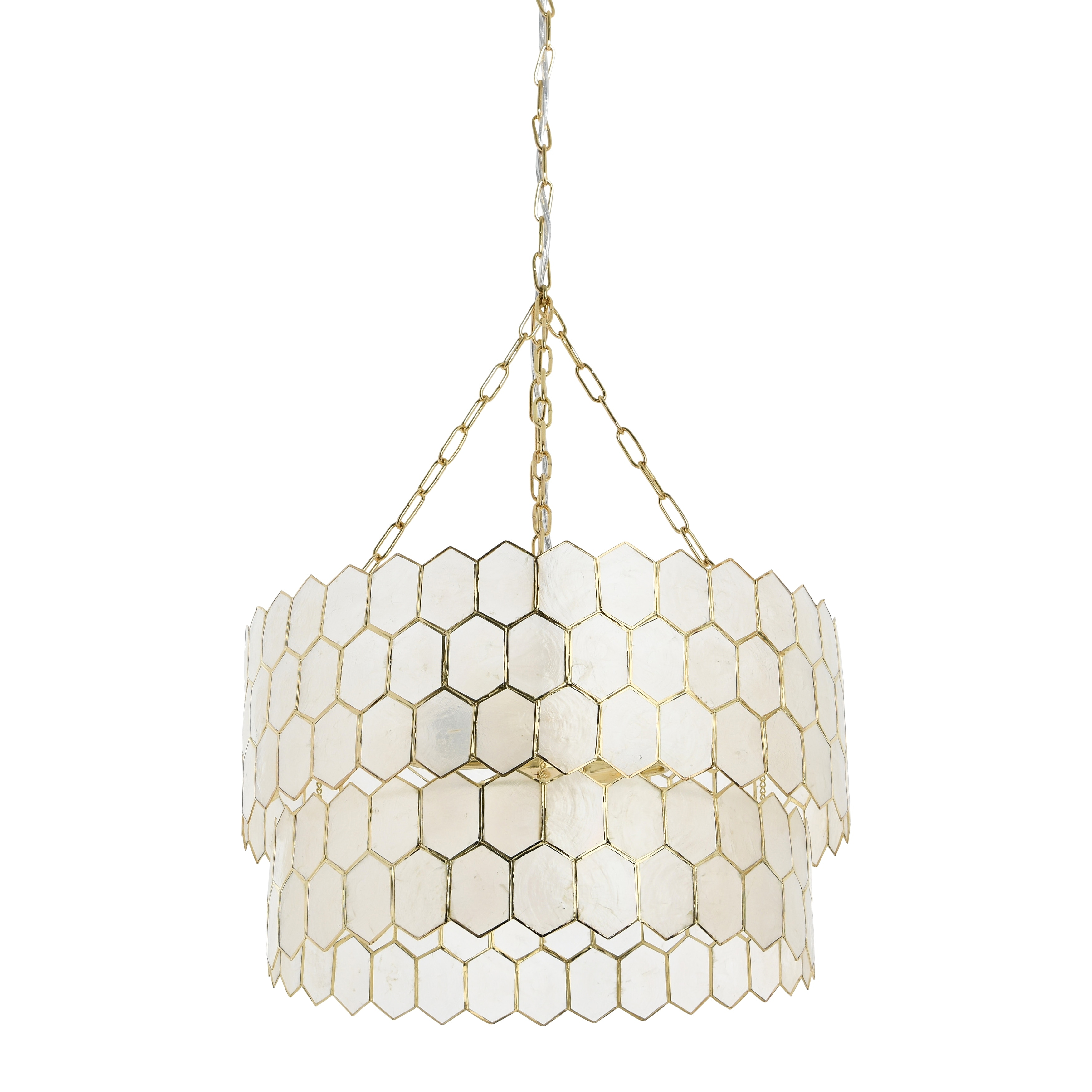Hogan capiz 3-light pendant outlet