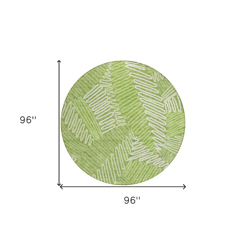HomeRoots Floral Transitional Rectangle Outdoor Rug