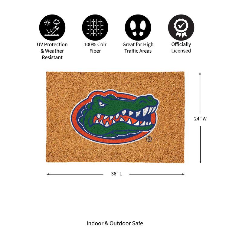 University of Florida Full Color Indoor/Outdoor Coir Mat