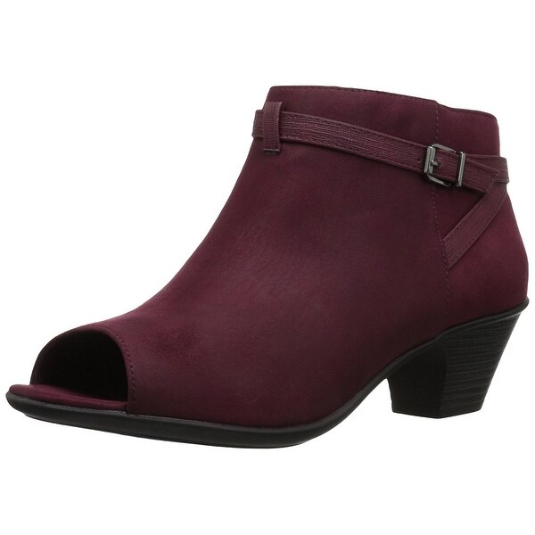 Easy Street Womens Sparrow Ankle Bootie Purple Size 60 Easy Street Womens Sparrow Ankle Bootie Purple Size 60
