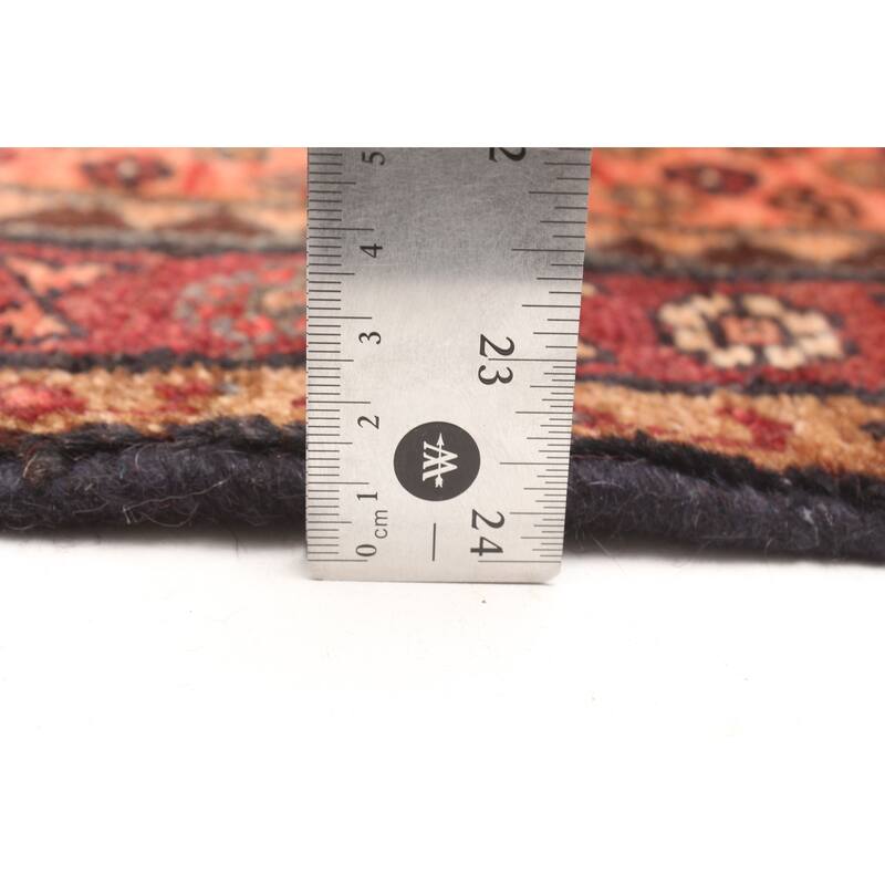 ECARPETGALLERY Hand-knotted Andelz Red Wool Rug - 2'10 x 6'1