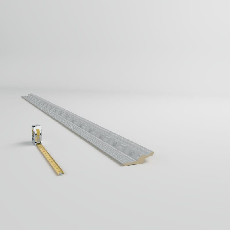 3 3/8"H x 3 3/8"P x 4 1/2"F x 96"L Elijah Crown Moulding - 1-Pack