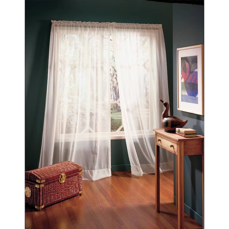 Rhapsody Rod Pocket European Style High Curtain Voile