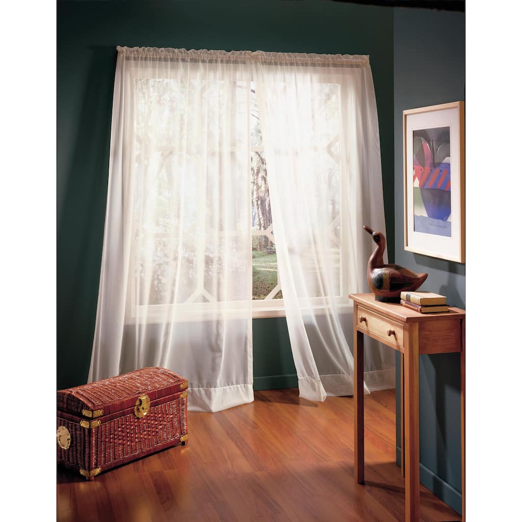 Rhapsody Rod Pocket European Style High Curtain Voile