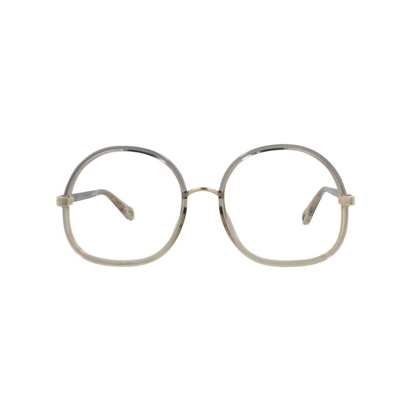 Chloé Round-Frame Injection Optical Frames - Grey Grey Transparent - Multi