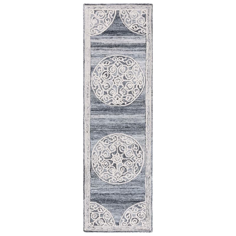 SAFAVIEH Handmade Metro Tietje Medallion Wool Rug