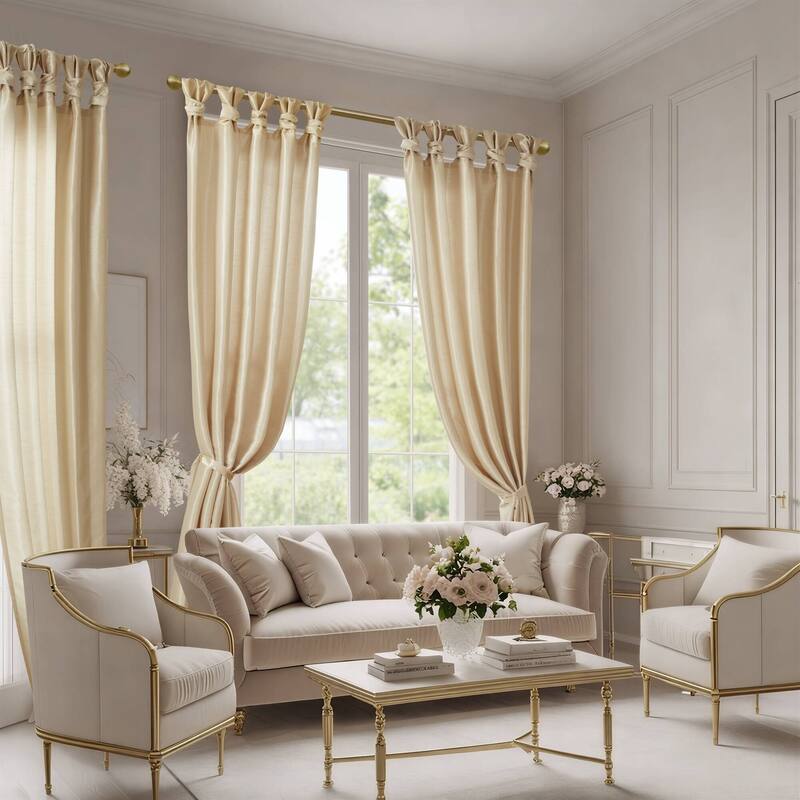 Madison Park Emilia Twist Tab Total Blackout Window Curtain Panel