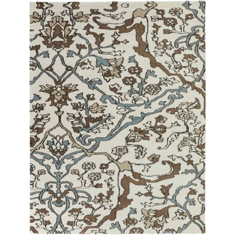 Lucania Floral Transitional Area Rug