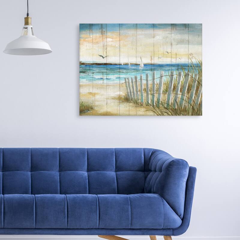 Coastal Causeway by Nan Canvas Art Print