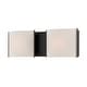 preview thumbnail 5 of 4, Atlas Lighting Pandora Integrated LED 2/3/4-Light Art Deco Style Bathroom Vanity Light 2-Light - Oil Rubbed Bronze