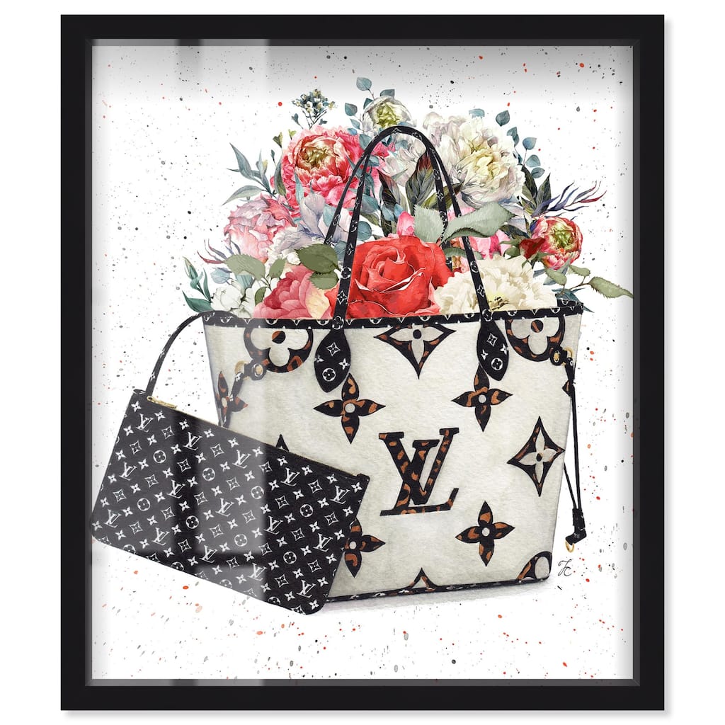 Floral Summer Bag Shadowbox by Art Remedy