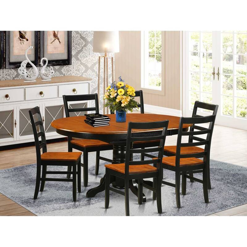 Boho Dining Set - Kitchen Table with Chairs - Modern Farmhouse Style