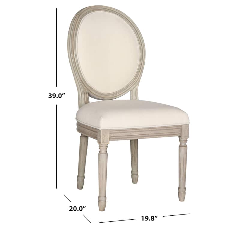 SAFAVIEH Rona Parisian Oval Dining Chair (Set of 2) - 20Wx20Dx39H