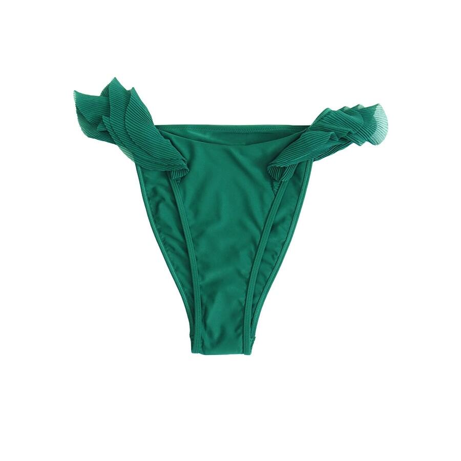 Andrea Iyamah Women's Salama Swim Bottom Separates Swimsuit (M, green)