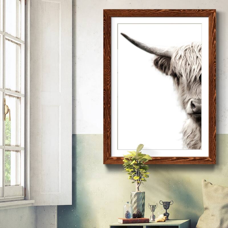 Highland Cattle-Premium Framed Print - Ready to Hang