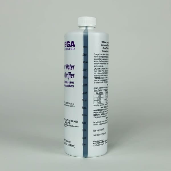 1 Qt. Omega Super Water Clarifier for Swimming Pools Bed Bath
