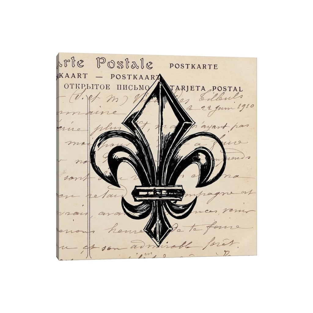 iCanvas "Fleur De Lis I" by Sabine Berg Canvas Print