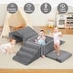 preview thumbnail 6 of 12, Foam Climbing Blocks and Ball Pit, 6PCs Toddler Climb and Crawl Activity Playset Indoor