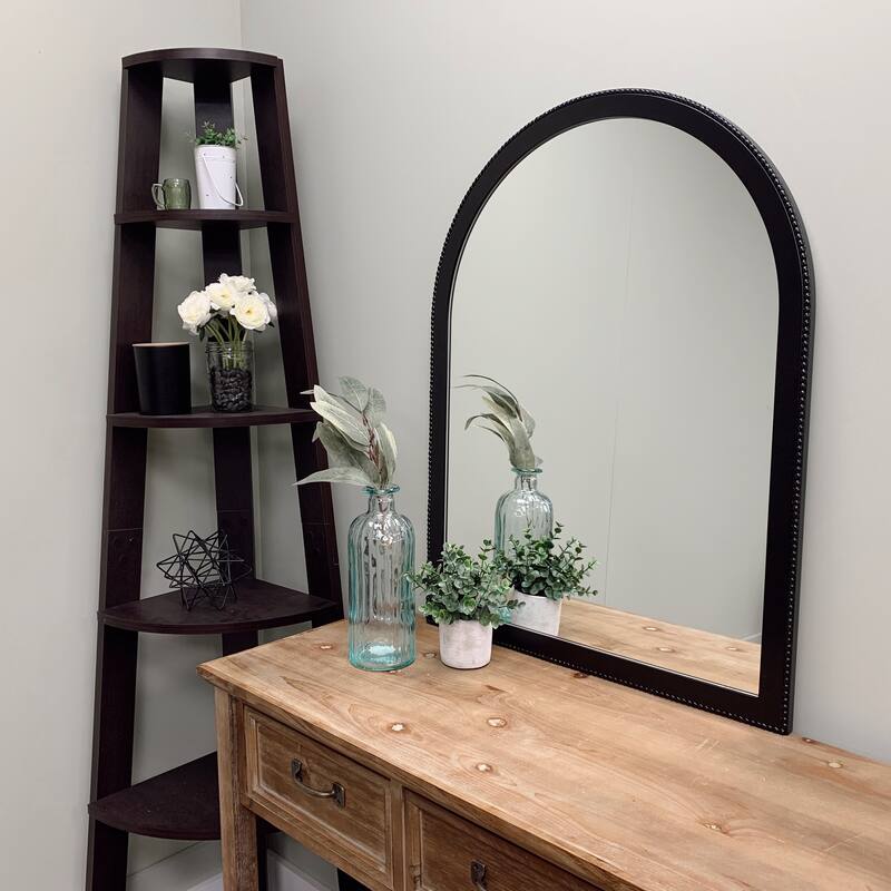Van Buren Framed Vanity Mirror - Crescent Cathedral - 24.4x32.4