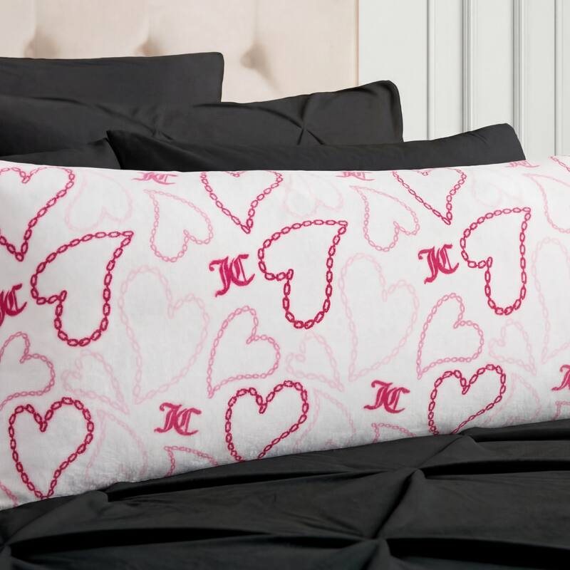 Juicy Couture 20" x 48" Plush Body Pillows