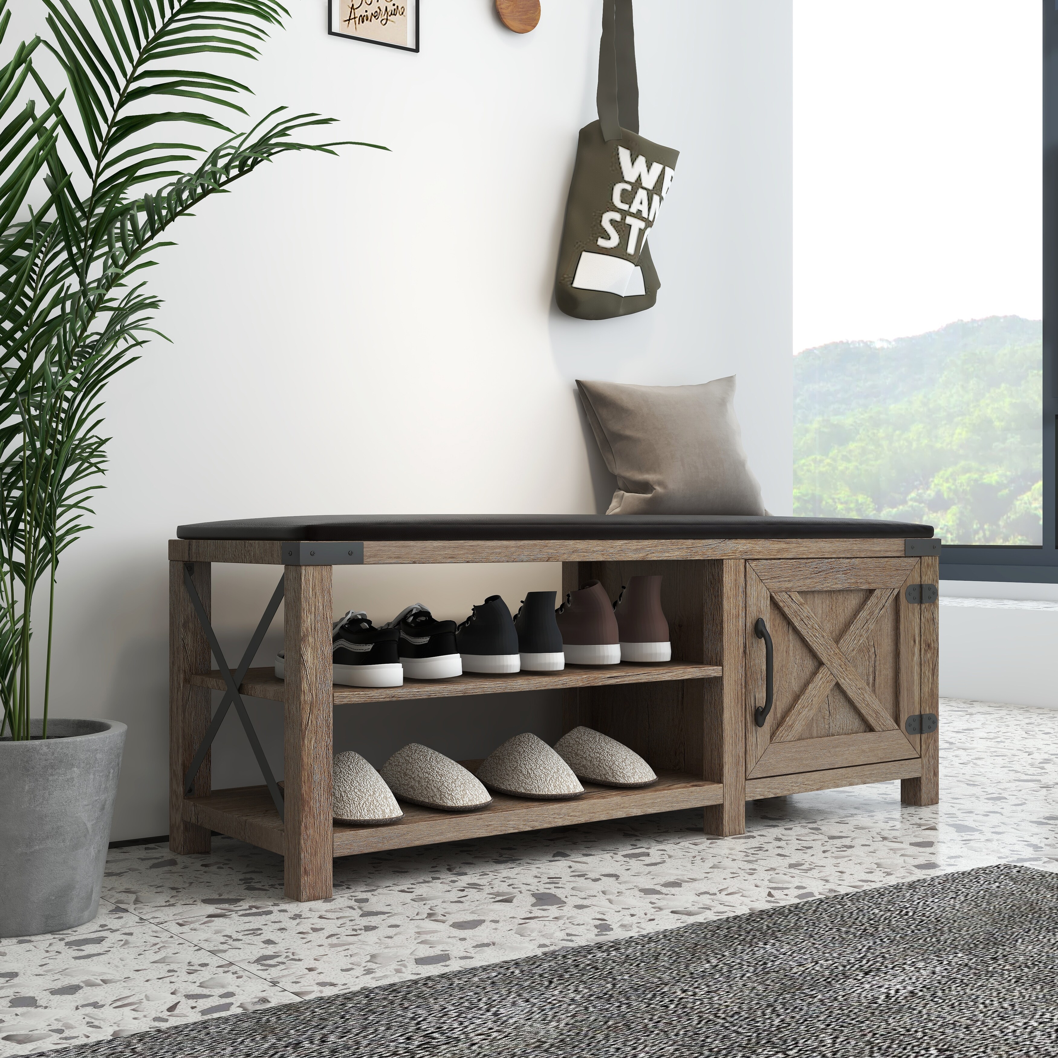 Particle board shoe rack online