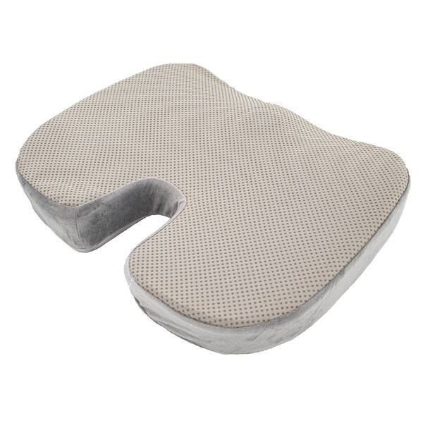 Memory Foam Cooling Gel Seat Cushion Enhanced Orthopedic Contour Coccy Cushion Bed Bath
