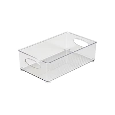 Simplify Medium Vertical Stripe Organizer in Clear - 10" x 6" x 3"