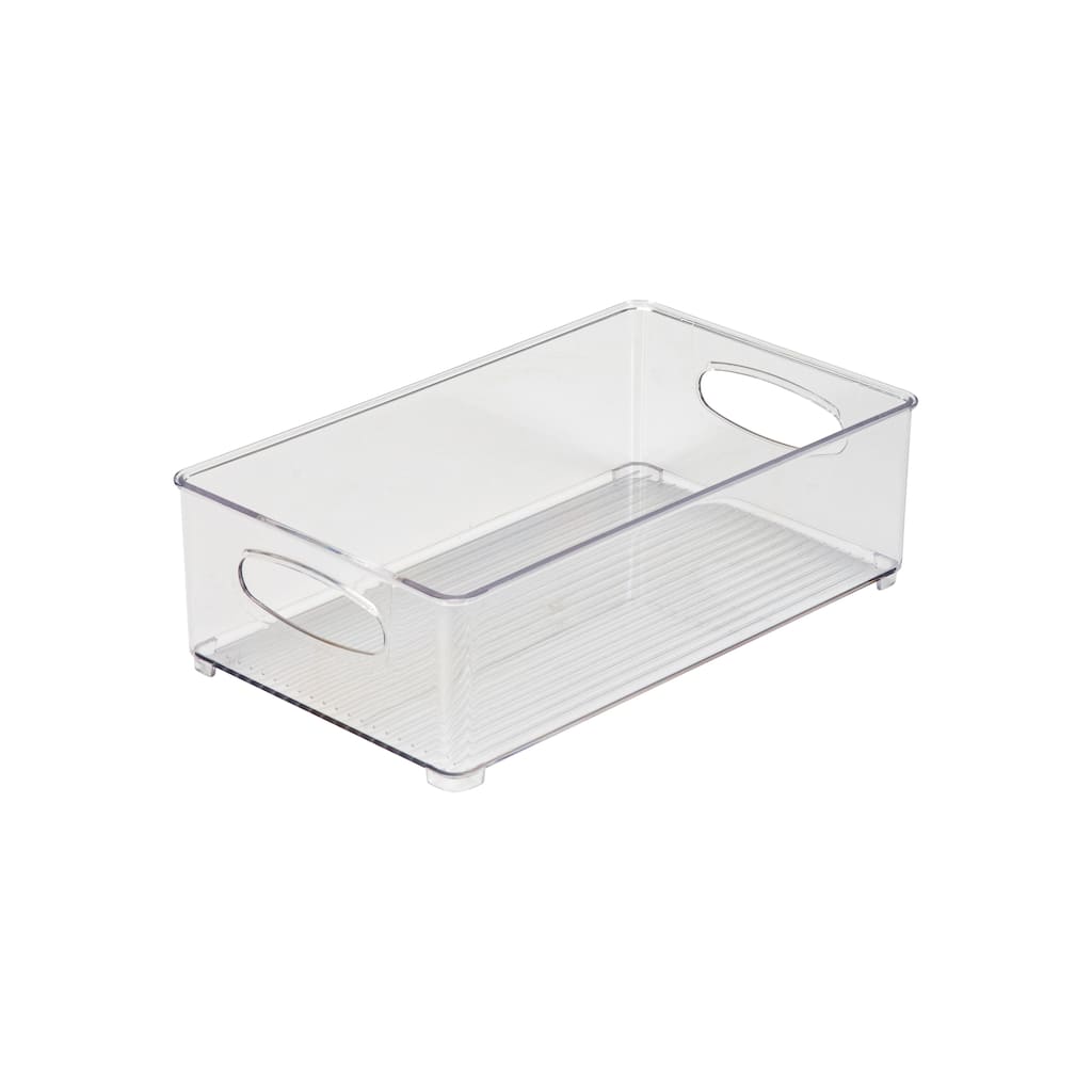 Simplify Medium Vertical Stripe Organizer in Clear - 10" x 6" x 3"