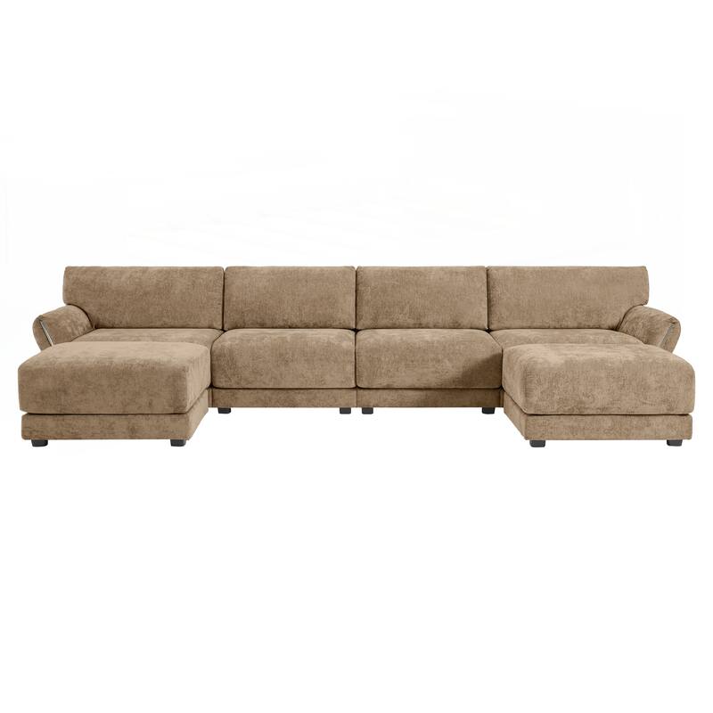 U-Shape with Extra-Wide Seat Cushion