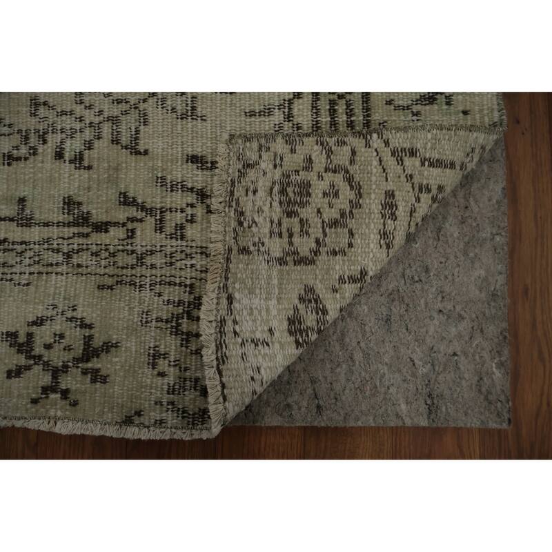 Hand Knotted Oriental 100% Wool Carpet Transitional Floral Beige & Ivories Anatolian Area Rug - 8' 6'' X 5' 1''
